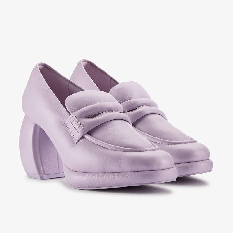 Lilac Leather Clarks Martine Rose Womens Loafer 1 | CLKS-85416