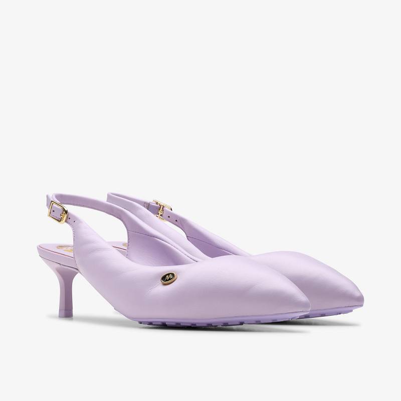 Lilac Leather Clarks Martine Rose Womens Sling 1 | CLKS-85268