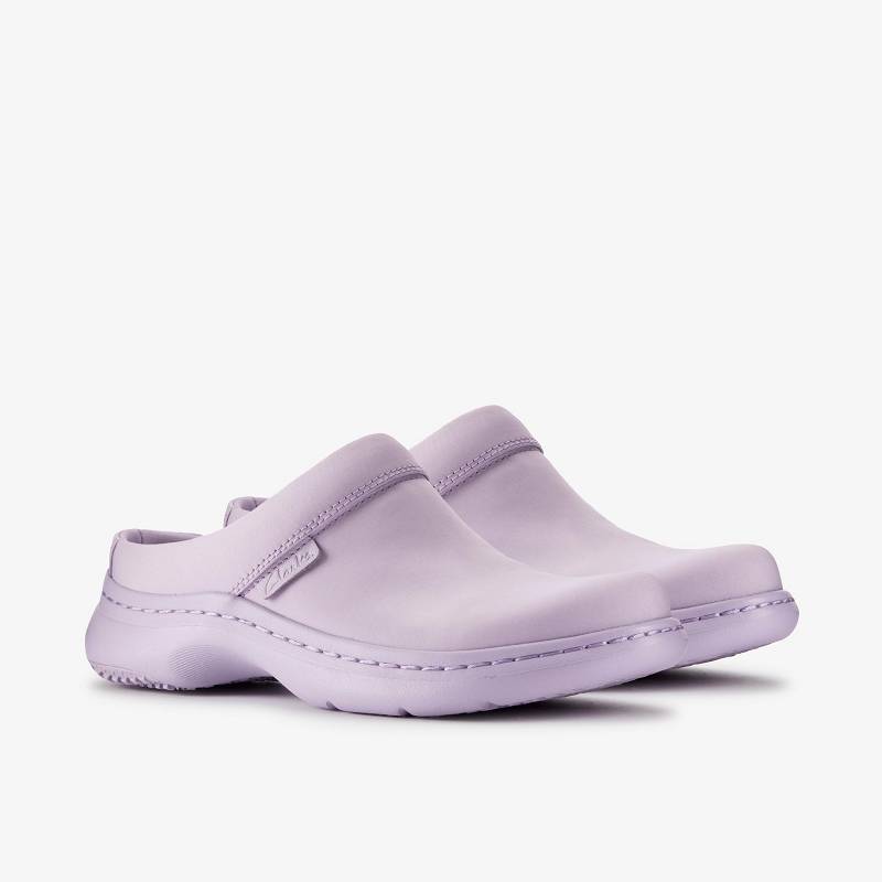 Lilac Textile Clarks Martine Rose Womens Clog 2 | CLKS-84758