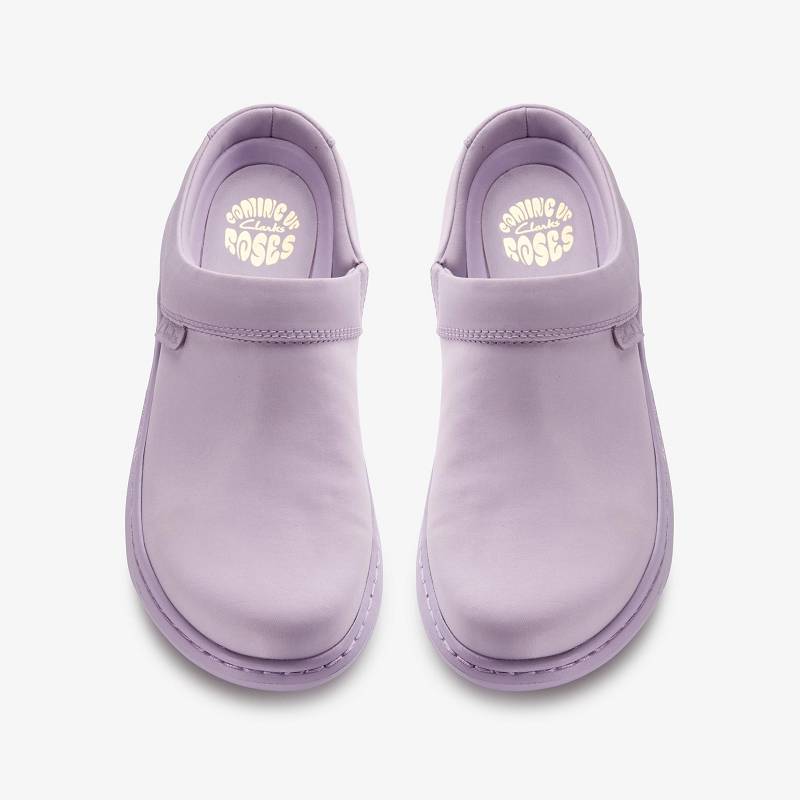 Lilac Textile Clarks Martine Rose Womens Clog 2 | CLKS-84758