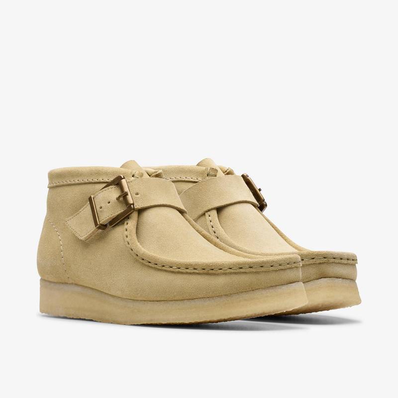 Maple Suede Clarks Walla Boot Buckle | CLKS-85609