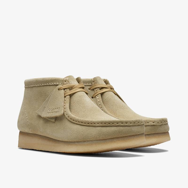 Maple Suede Clarks Wallabee Boot | CLKS-85555