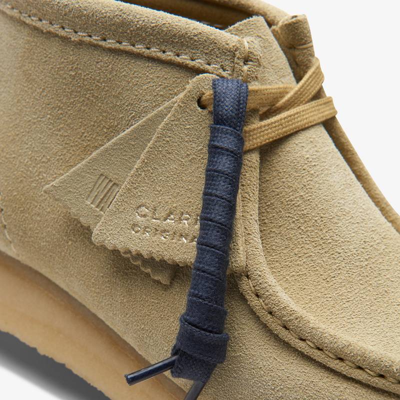 Maple Suede Clarks Wallabee Boot | CLKS-85555