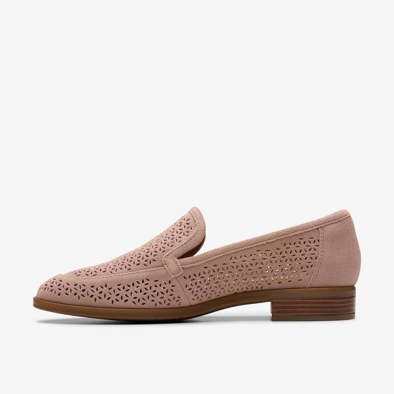 Mauve Suede Clarks Trish Cove | CLKS-84867