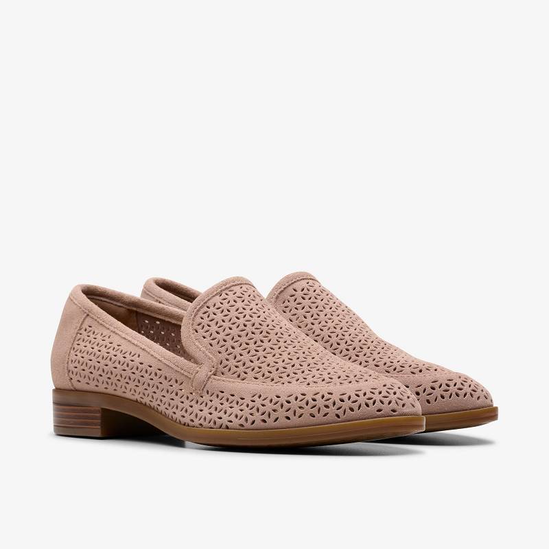 Mauve Suede Clarks Trish Cove | CLKS-85059