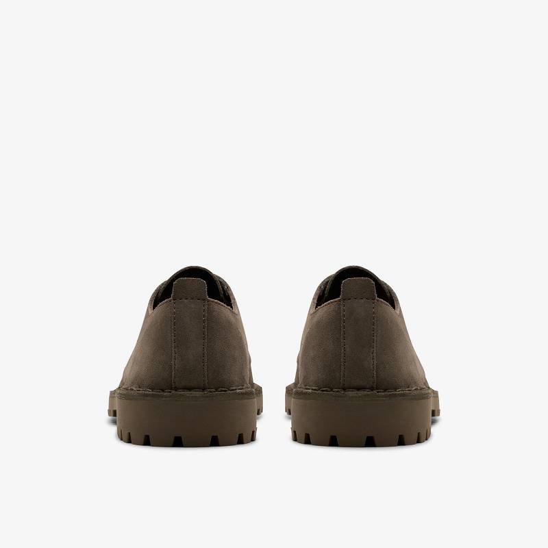 Mole Grey Suede Clarks Desert Rock Lo | CLKS-84338