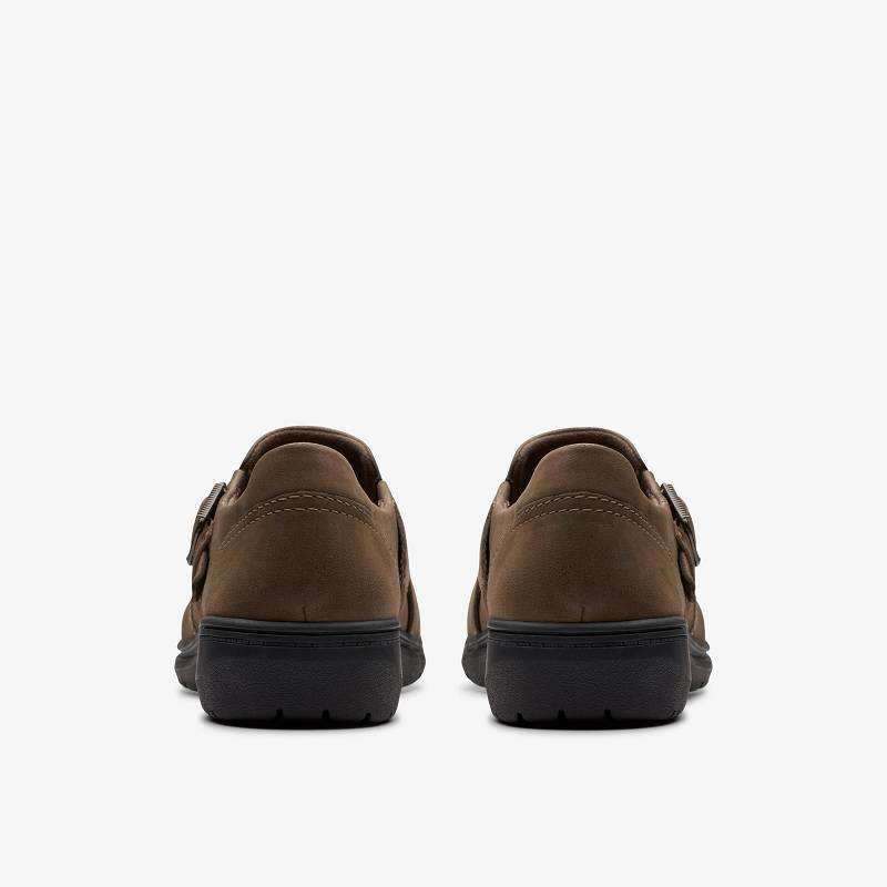 Mushroom Nubuck Clarks Carleigh Jazz | CLKS-85355