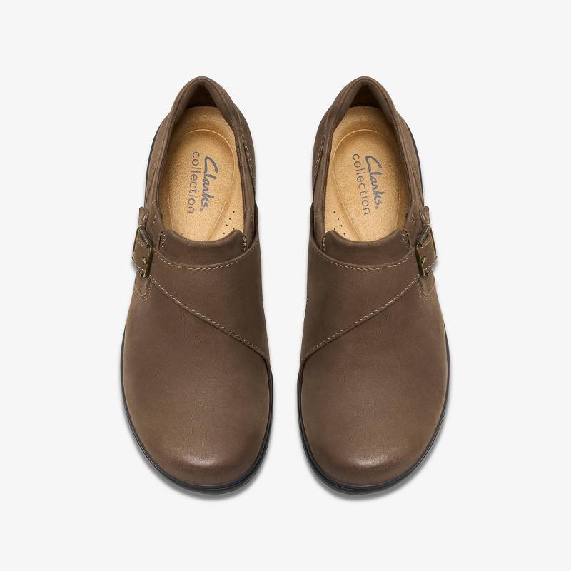 Mushroom Nubuck Clarks Carleigh Jazz | CLKS-85355