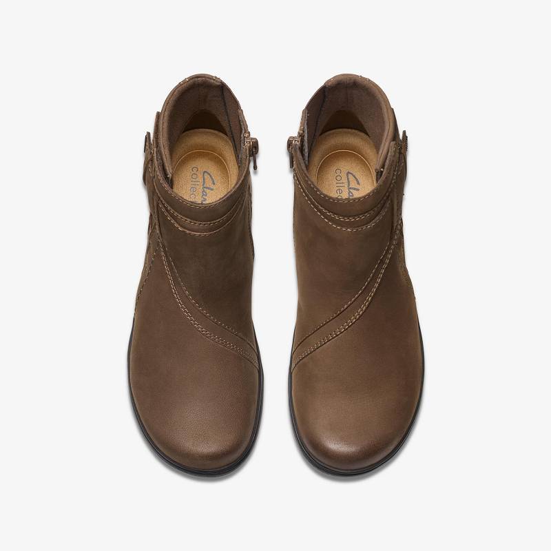 Mushroom Nubuck Clarks Carleigh Style | CLKS-85541