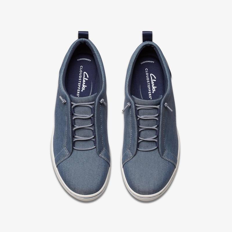 Navy Clarks Breeze Sky Lace | CLKS-84851