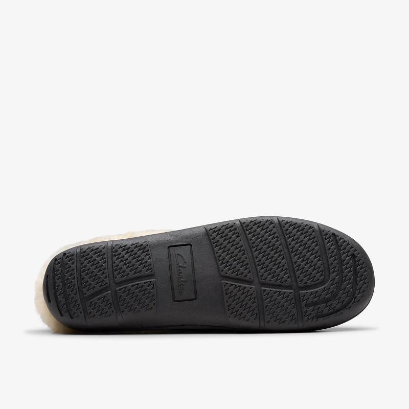 Navy Clarks Camelae Shine Slippers | CLKS-84677