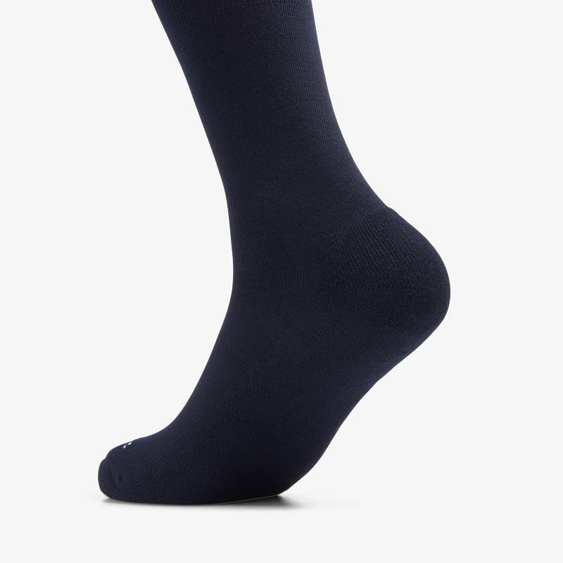 Navy Clarks Solid Crew Sock | CLKS-84178