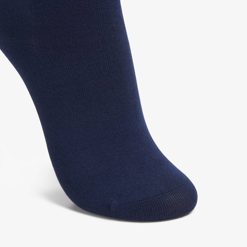 Navy Clarks Solid Dress Crew Sock | CLKS-84655