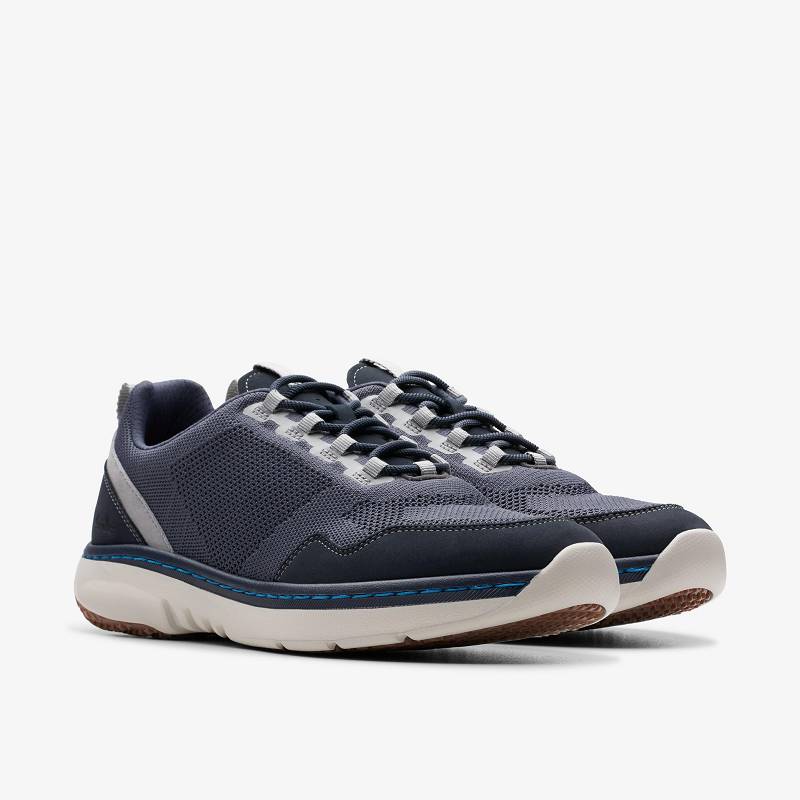 Navy Combination Clarks Pro Knit | CLKS-84245