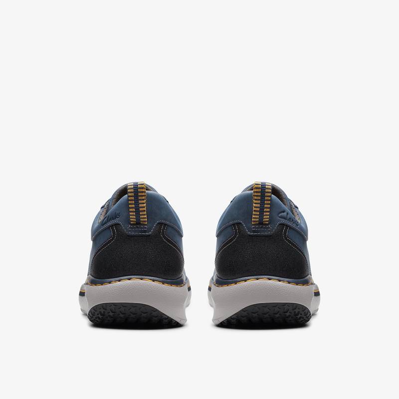 Navy Leather Clarks Pro Lace | CLKS-84240