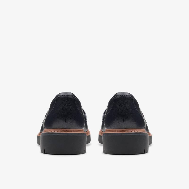 Navy Leather Clarks Westlynn Bella | CLKS-84868