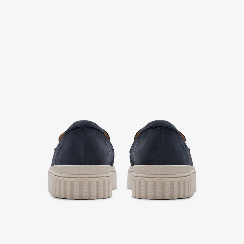 Navy Nubuck Clarks Mayhill Cove | CLKS-84878