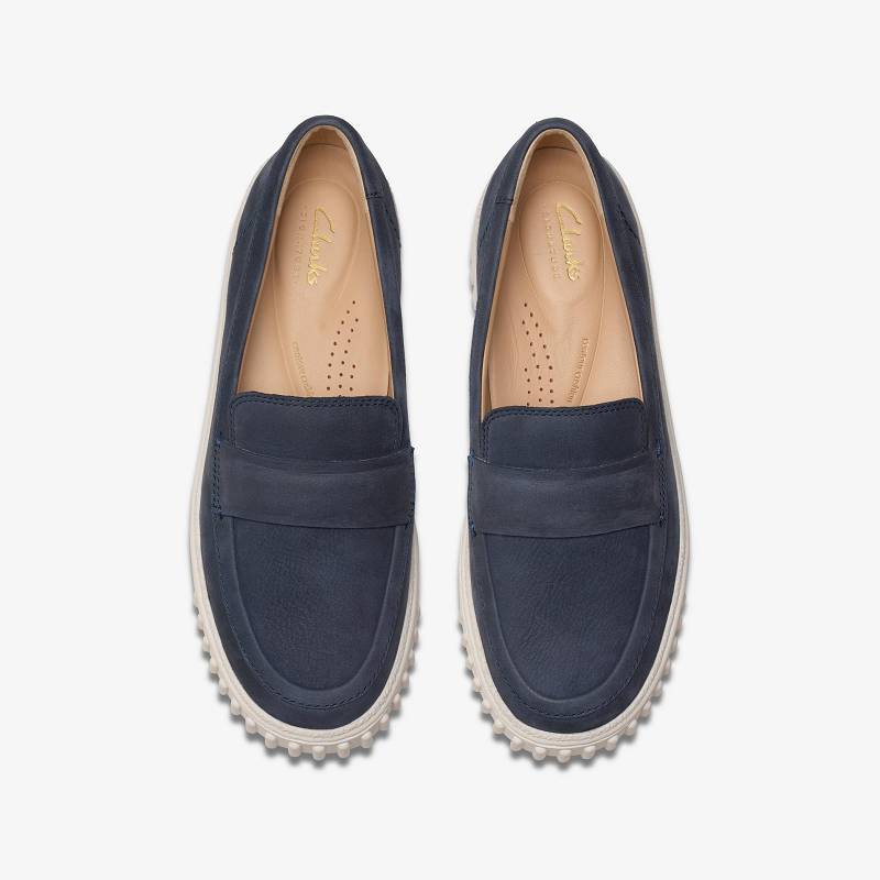 Navy Nubuck Clarks Mayhill Cove | CLKS-84878