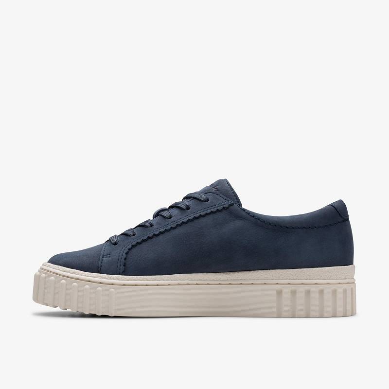 Navy Nubuck Clarks Mayhill Walk | CLKS-84694