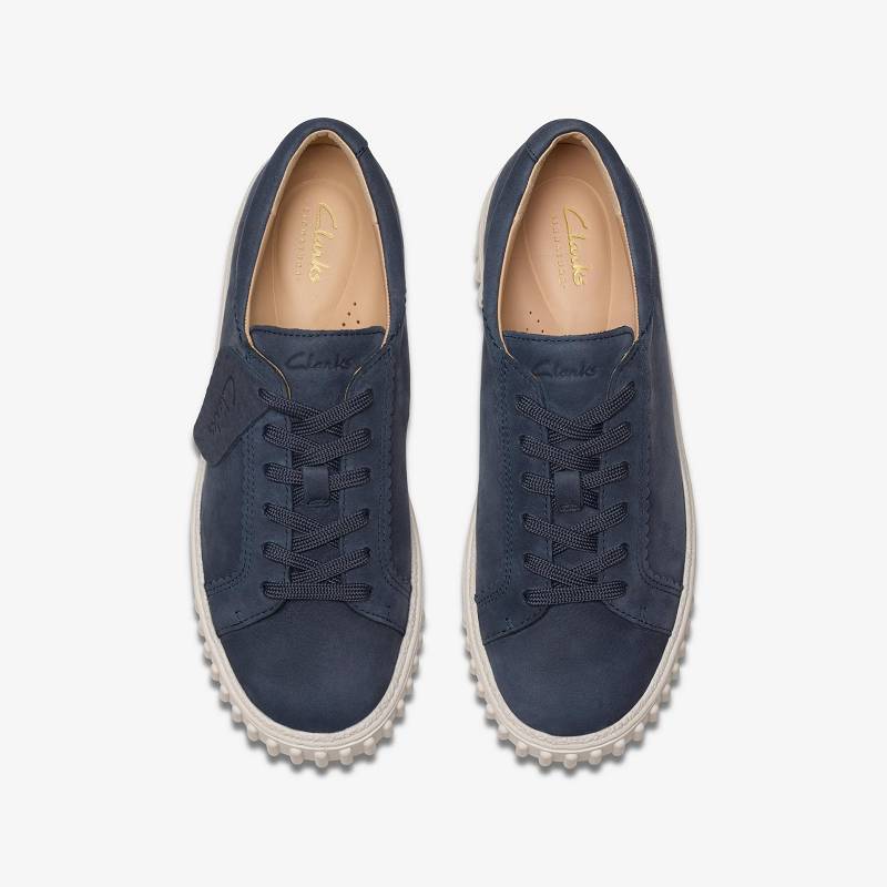 Navy Nubuck Clarks Mayhill Walk | CLKS-84694