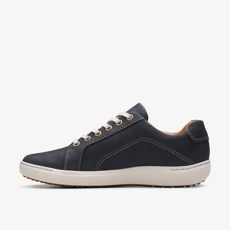 Navy Nubuck Clarks Nalle Lace | CLKS-85175