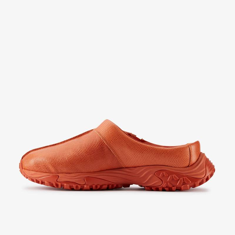 Orange Interest Leather Clarks Martine Rose Mens Clog 1 | CLKS-84251