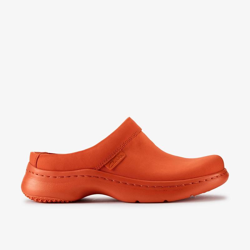 Orange Textile Clarks Martine Rose Womens Clog 2 | CLKS-84756