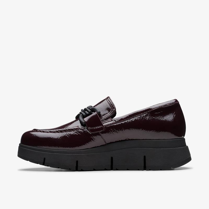 Plum Patent Clarks Loriini Izzy | CLKS-85408