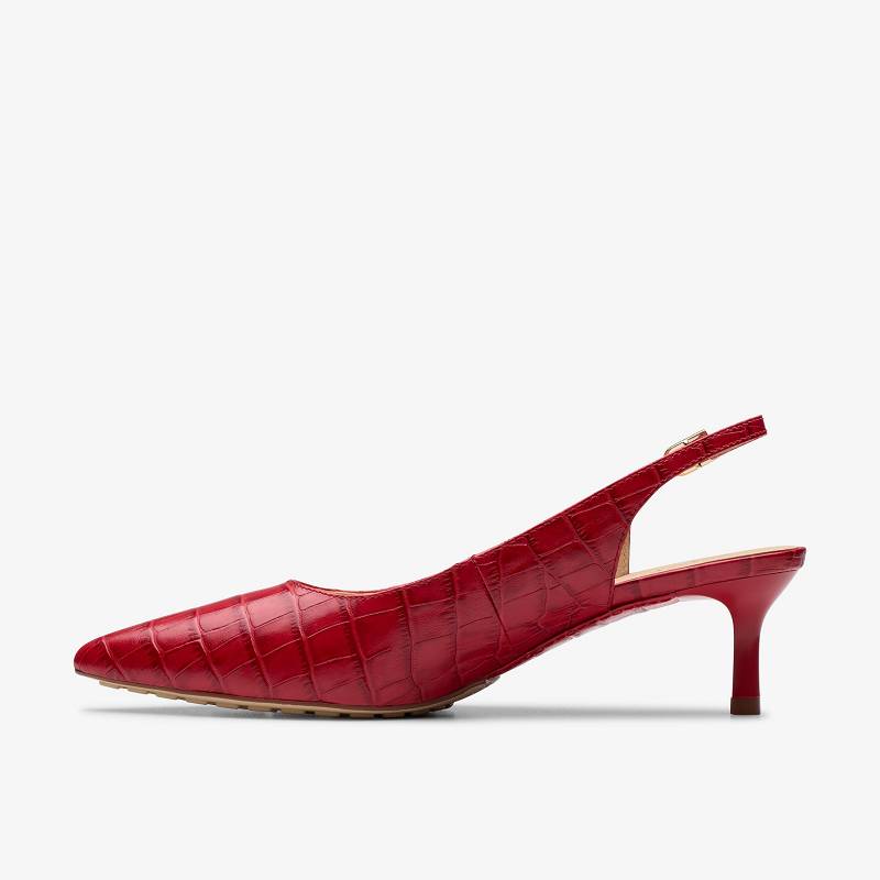 Red Interest Clarks Adela Sling | CLKS-85051