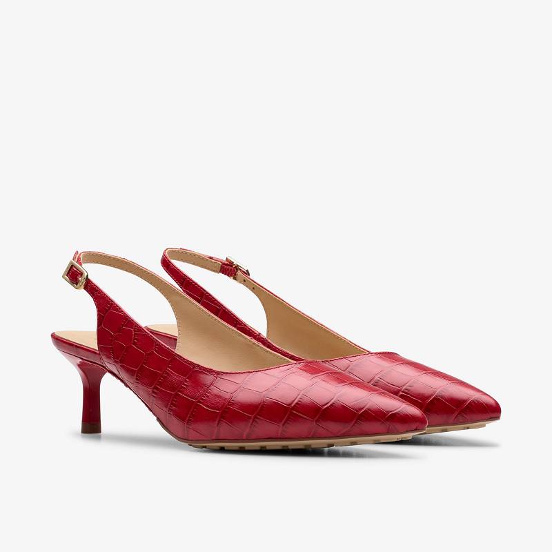 Red Interest Clarks Adela Sling | CLKS-85051