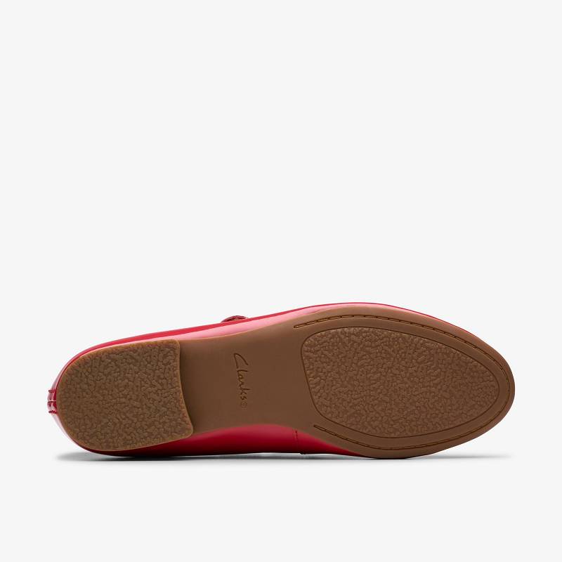 Red Patent Clarks Fawna Sky | CLKS-85007