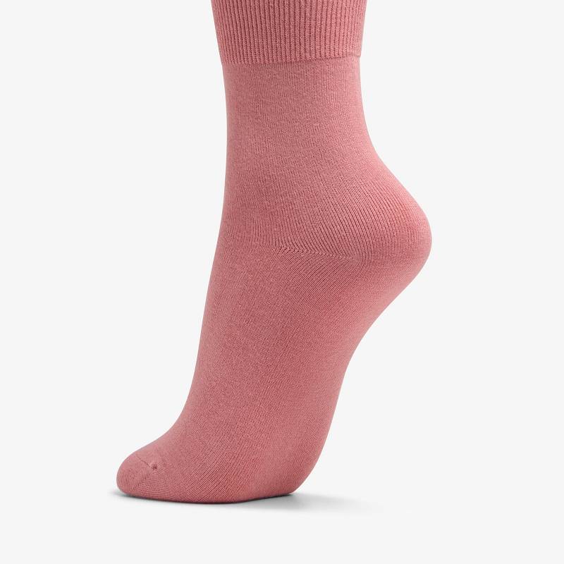 Salmon Clarks Solid Dress Crew Sock | CLKS-84632