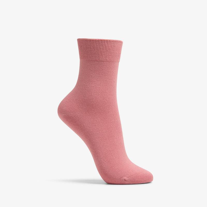 Salmon Clarks Solid Dress Crew Sock | CLKS-84632