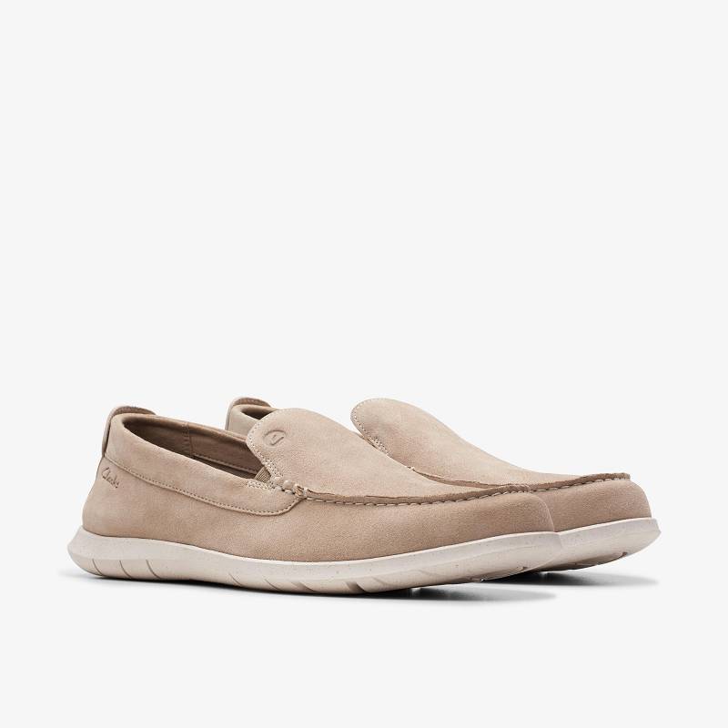 Sand Suede Clarks Flexway Step | CLKS-84292