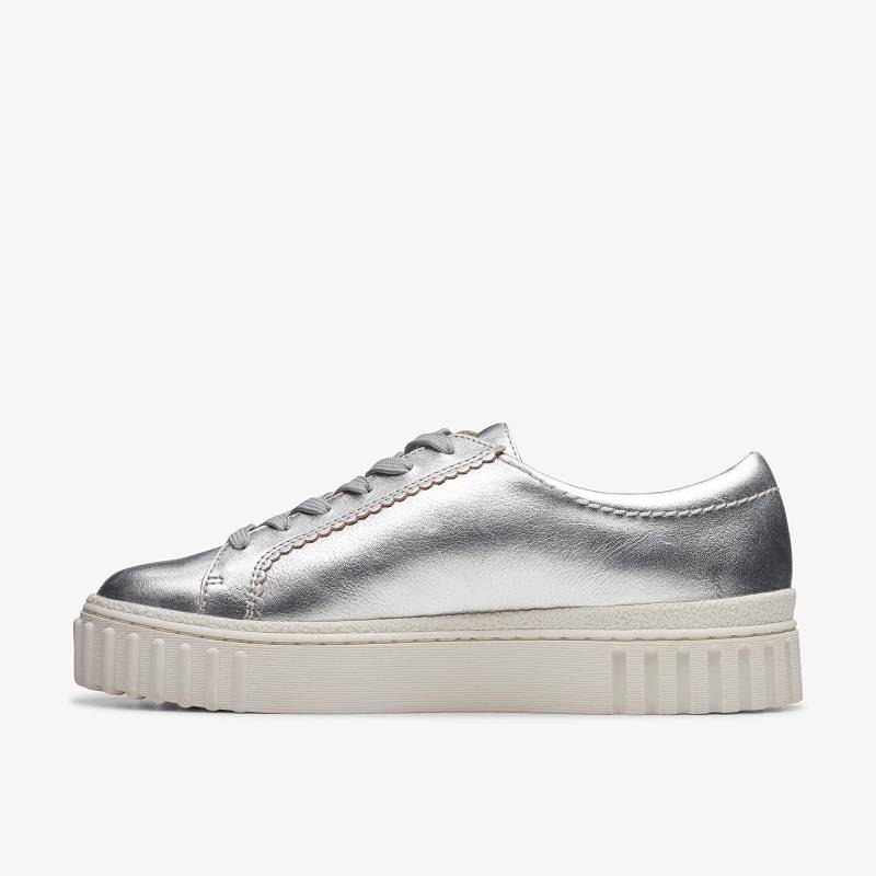 Silver Metallic Clarks Mayhill Walk | CLKS-85180