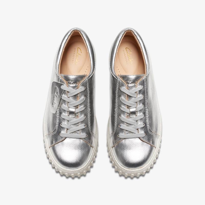 Silver Metallic Clarks Mayhill Walk | CLKS-85180