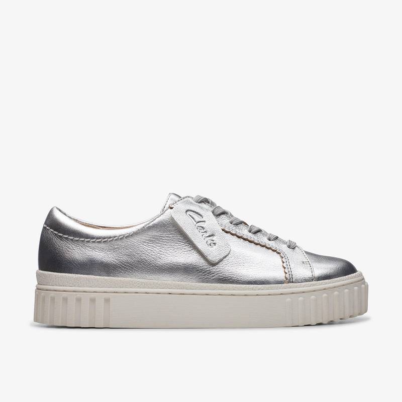 Silver Metallic Clarks Mayhill Walk | CLKS-84697