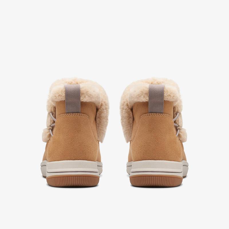 Tan Clarks Breeze Fur | CLKS-85470