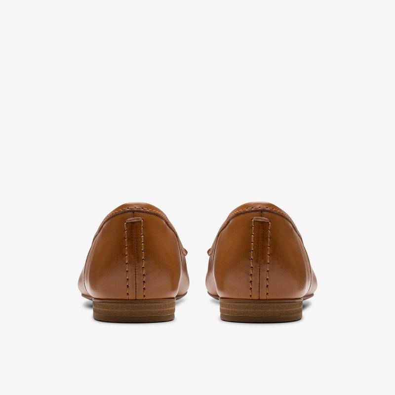 Tan Leather Clarks Fawna Lily | CLKS-85074