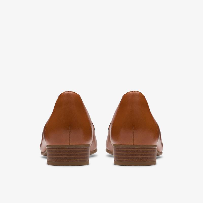 Tan Leather Clarks Krystine Lily | CLKS-84854