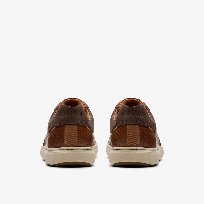 Tan Leather Clarks Mapstone Lace | CLKS-84225