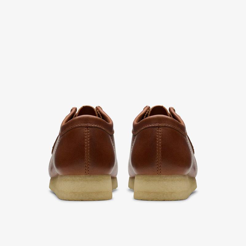 Tan Leather Clarks Wallabee | CLKS-84507