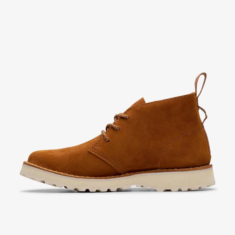 Tan Suede Clarks Solsbury Desert Boot | CLKS-84564