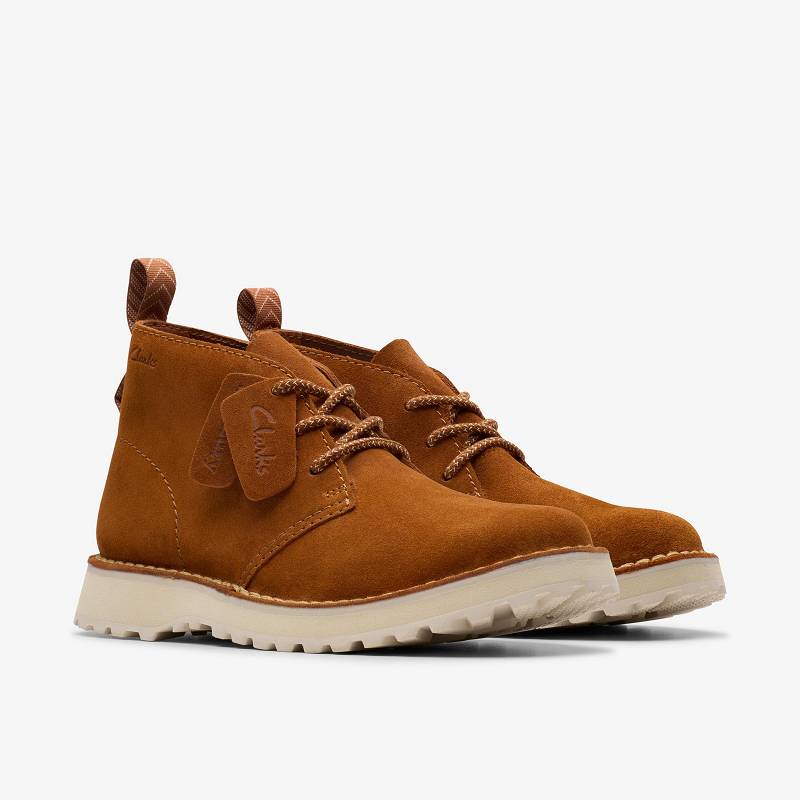 Tan Suede Clarks Solsbury Desert Boot | CLKS-84564