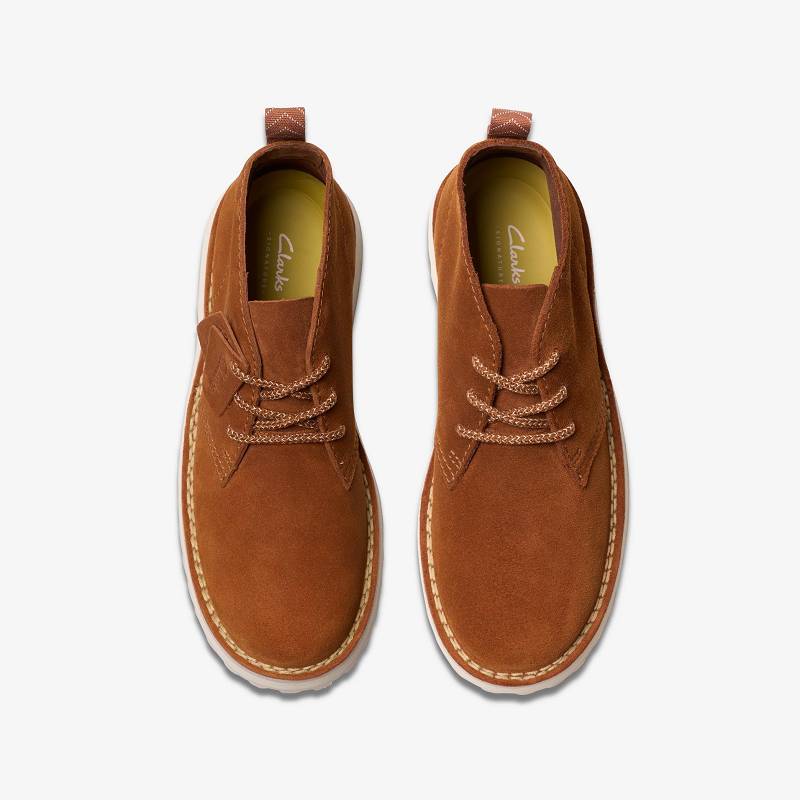 Tan Suede Clarks Solsbury Desert Boot | CLKS-84564