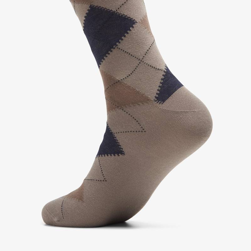 Taupe Clarks Mens Argyle | CLKS-84193