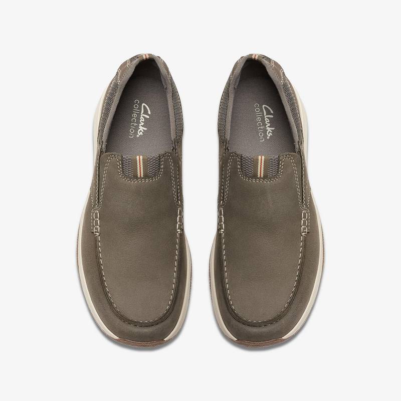 Taupe Nubuck Clarks Sailview Step | CLKS-84279