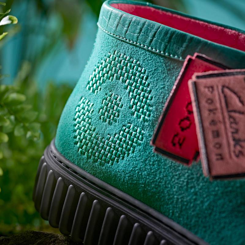 Turquoise Suede Clarks Torhill Explore X Pokémon | CLKS-85529