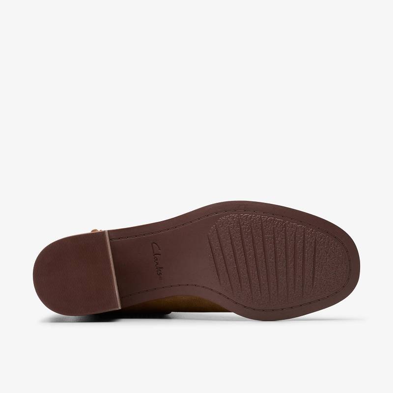 Walnut Suede Clarks Chamberly Top | CLKS-85482