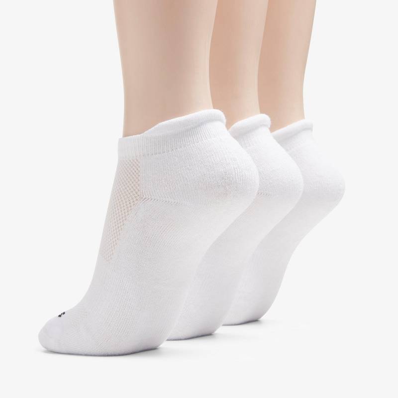 White Clarks 3 Pack Solid Athletic Sock | CLKS-84639